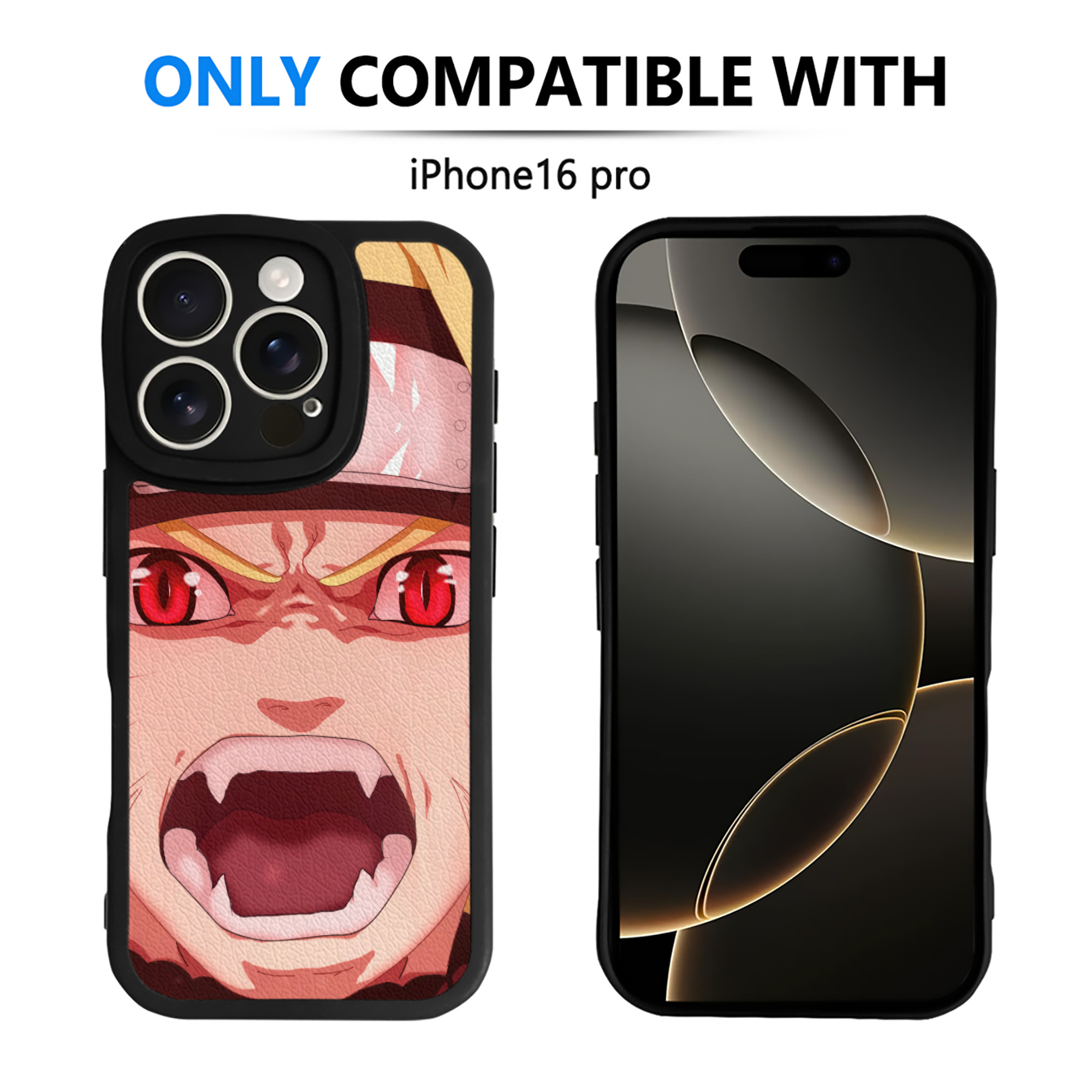 （画像用） NARUTO -ナルト- NARUTO -ナルト- 疾風伝 【iPhone 16シリーズ対応】シリコンスマホケース（レザー調） 材質：シリコン